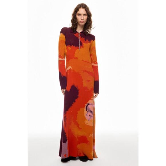 Rodebjer Multicolored Abstract Clemins Art Dress Size M